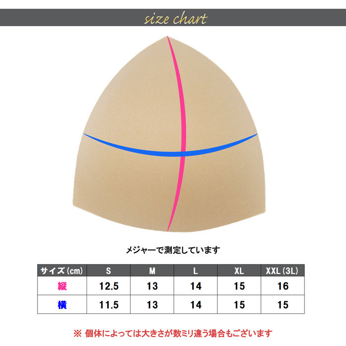 盛らない薄手のブラパッド 1セット