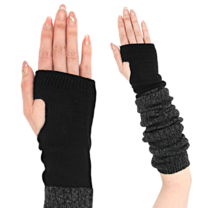 【送料無料】トレンカタイプ あったか綿素材のレッグウォーマー