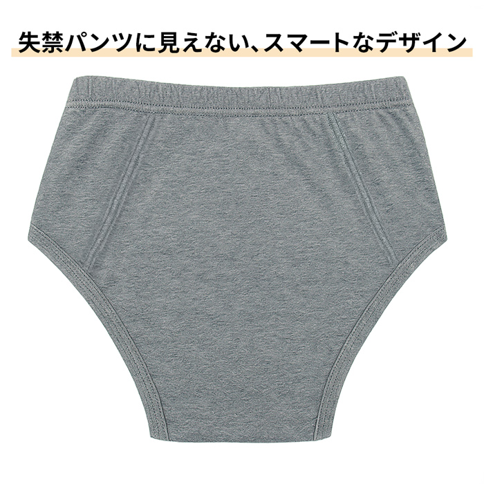 【送料無料】 綿95% メンズ尿漏れ・失禁ブリーフパンツ