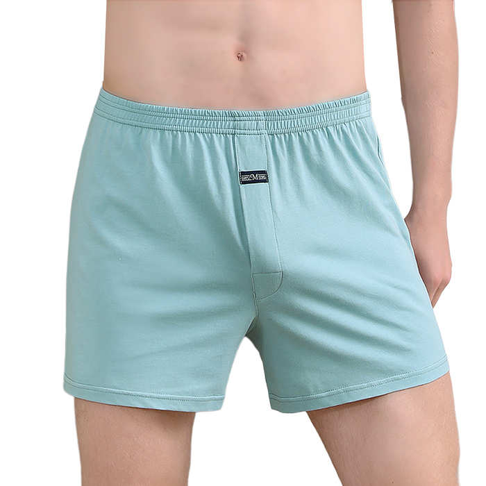 【送料無料】肌にやさしく、通気性抜群のメンズニットトランクス