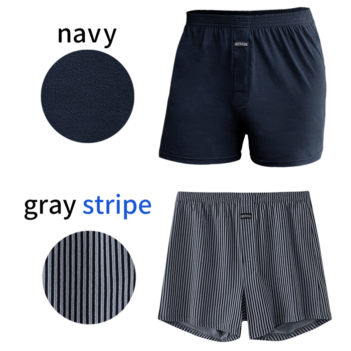 【送料無料】肌にやさしく、通気性抜群のメンズニットトランクス