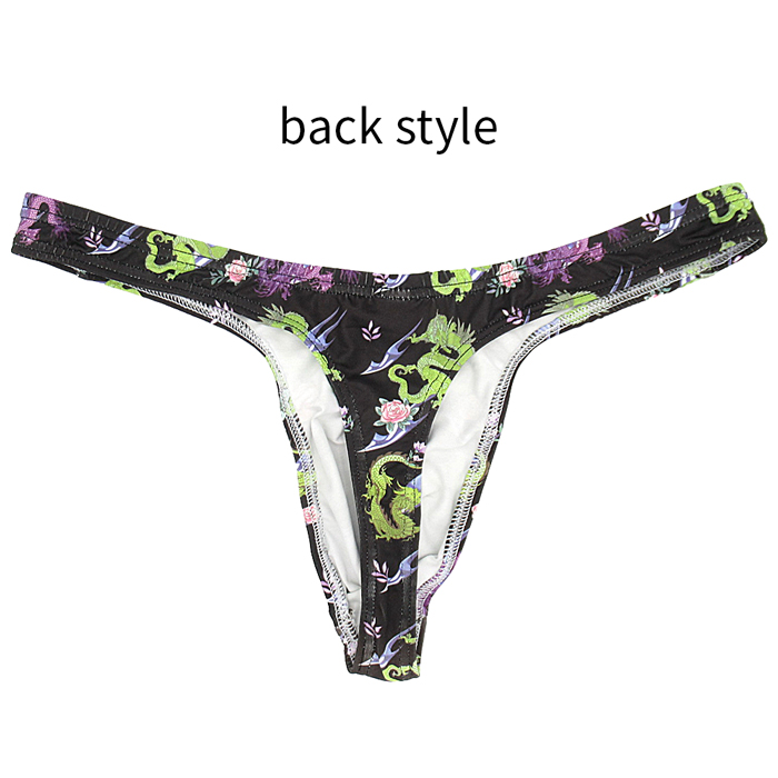 斬新なデザインがおしゃれな選べる総柄Tバック