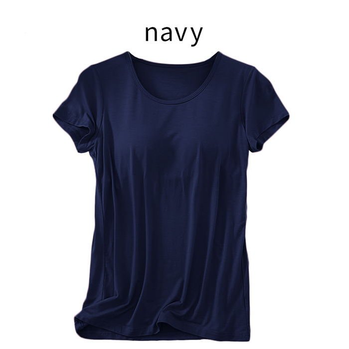 【送料無料】あったか+3.1度 吸湿発熱カップ付き半袖インナー