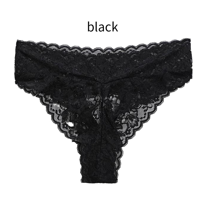 オープンバックデザインがセクシーな総レースTバック