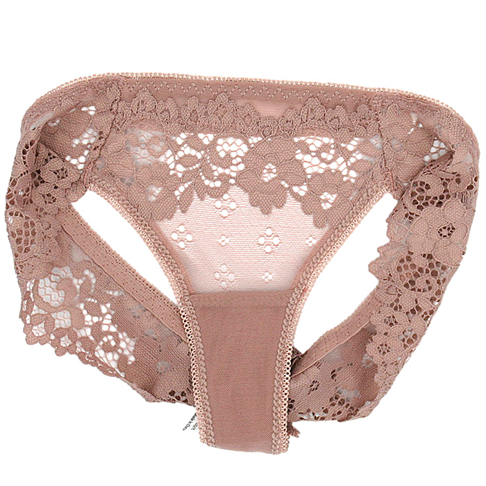 透ける総レースのブラジリアンショーツ
