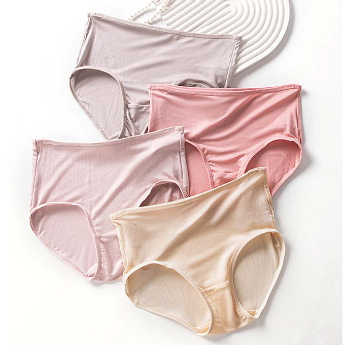 シルク100％ハイウエストショーツ