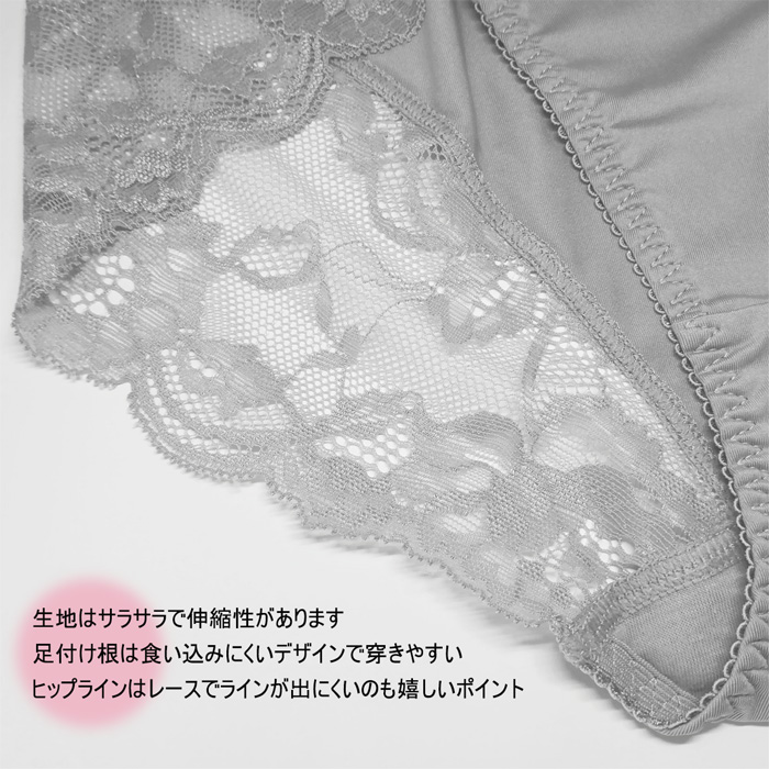 足の付け根が痛くない快適レディースショーツ