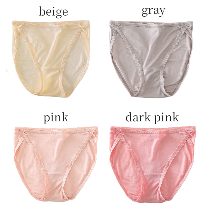 レディースシルク100%ショーツ