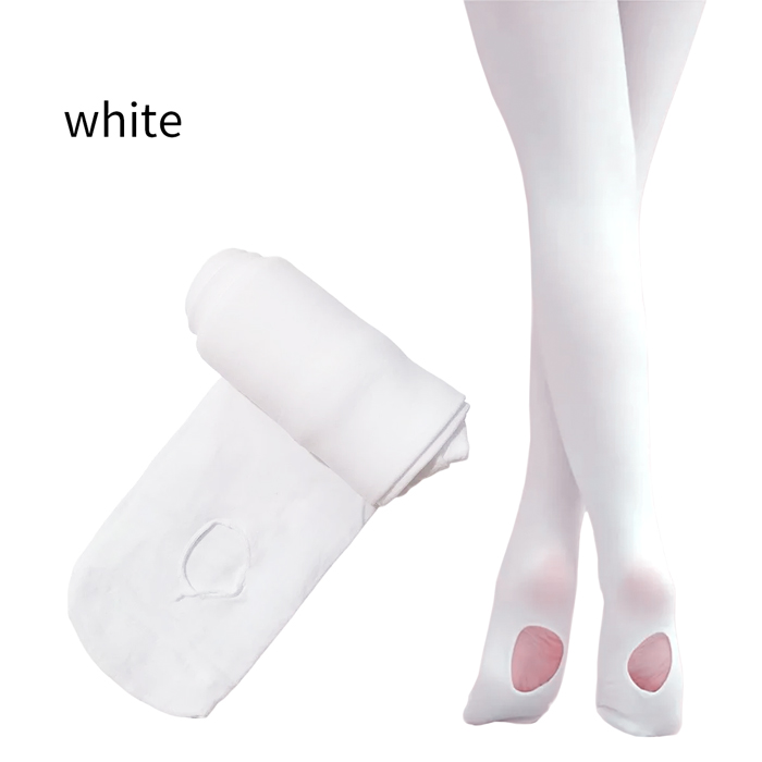 動きやすく快適。足裏に穴ありでケアや着脱が簡単タイツ