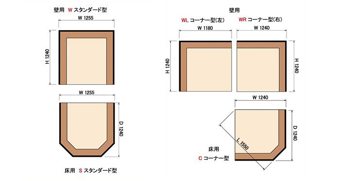 まきストーブ用炉台・炉壁》ハースクラシックス ウォールプロテクター ベニスII(壁用コーナー型 右）W4848CY2R  :dw-w4848cyr:軽井沢暖炉 - 通販 - Yahoo!ショッピング