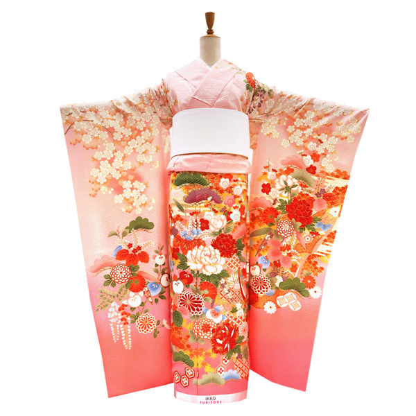 振袖 関芳 IKKO ピンク 仕立て付き 新品 販売 購入 古典柄 松竹梅 桜