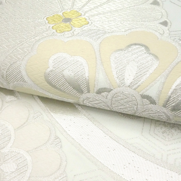 西陣織　着物　帯　絹　花柄　お宮参り　成人式 西陣織 着物 帯 絹 花柄 お宮参り 成人式｜正絹西陣袋帯 振袖帯