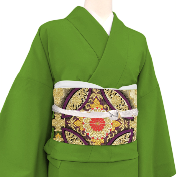 15%OFFセール 廣部商事 振袖用 袋帯 黒 仕立て上がり 花七宝 振袖帯