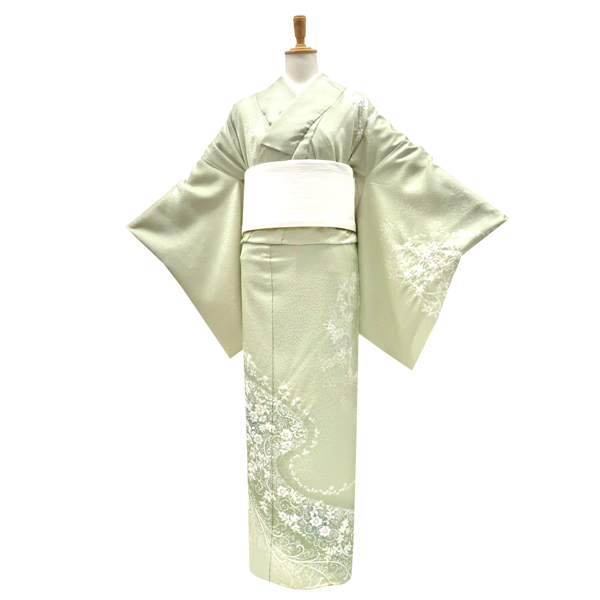 絞りの訪問着 着物 未仕立て 新品