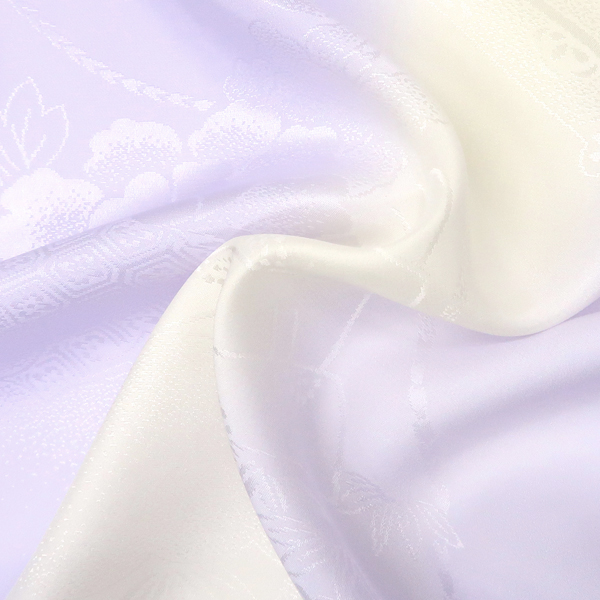 ぼかし 振袖 長襦袢 仕立て付き 薄紫色 正絹 新品 販売 購入 振袖用