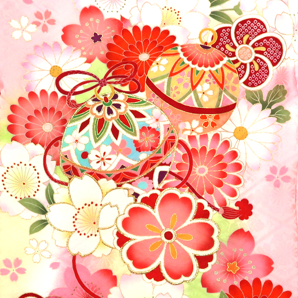 産着 女の子 販売 ピンク お宮参り 正絹 着物 初着 のしめ 新品 購入