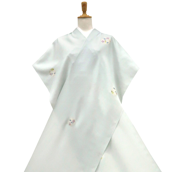 15%OFFセール 夏小紋 水色 仕立て付き ...の詳細画像1
