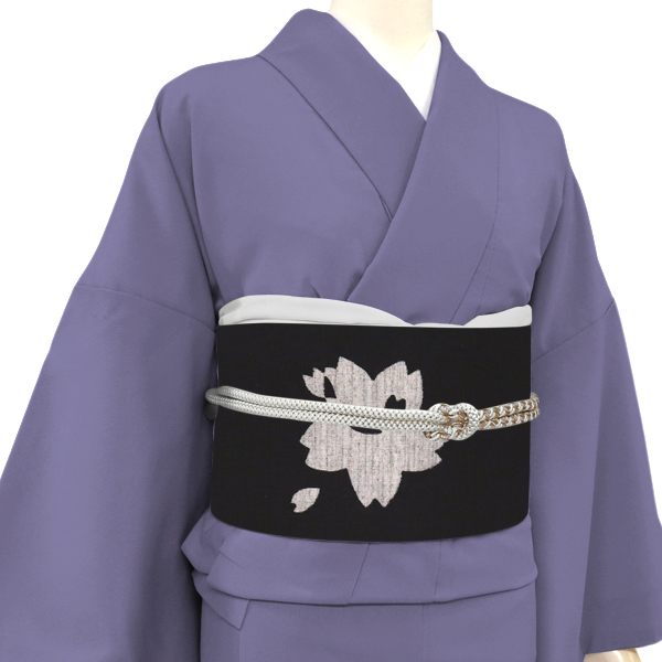 20%OFFセール 勇屋織物 紬名古屋帯 黒 正絹 仕立て付き 十日町紬 20%OFFセール 勇屋織物 紬名古屋帯 黒 正絹 仕立て付き 十日町紬