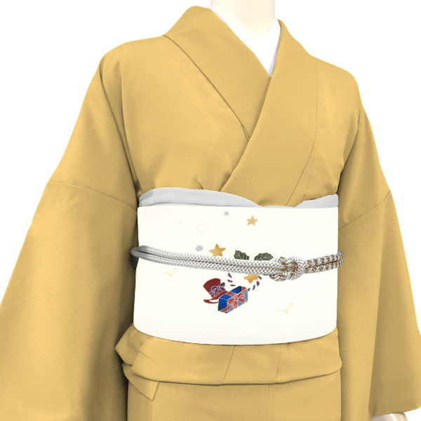 No.4823　名古屋帯　手描染帯　北川　五泉　未仕立　正絹　着物　新品未使用 No.4823 名古屋帯 手描染帯 北川 五泉 未仕立 正絹 着物 新品未使用