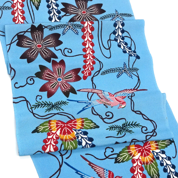【新品】夏名古屋帯【城間栄順】【城間栄喜】【城間栄市】【琉球紅型】【小千谷】 コメ兵｜【新品】夏名古屋帯【城間栄順】【城間栄喜】【城間栄市