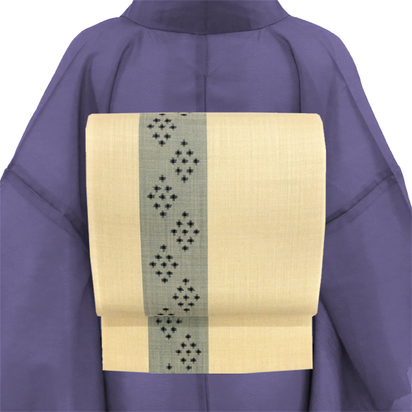 名古屋帯未仕立て無形文化財最高級帯新品未使用在庫処分麻