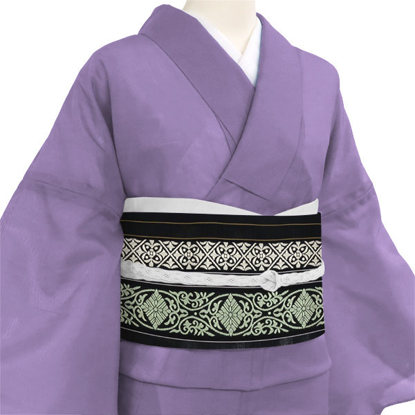 夏博多帯 夏名古屋帯 新品 仕立て込み 夏用 正絹 夏帯 博多織 黒 井上絹織 井上絹織 夏博多帯 黒 仕立て付き 博多織夏名古屋帯 カジュアル
