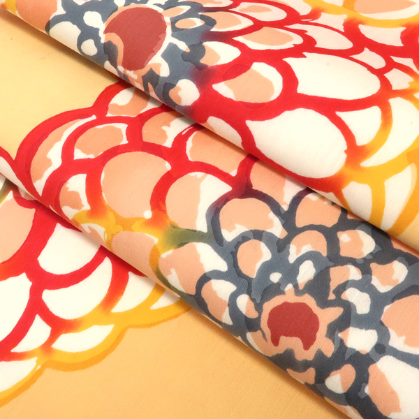 20%OFFセール ツモリチサト tsumori chisato 浴衣 ゆかた オレンジ 