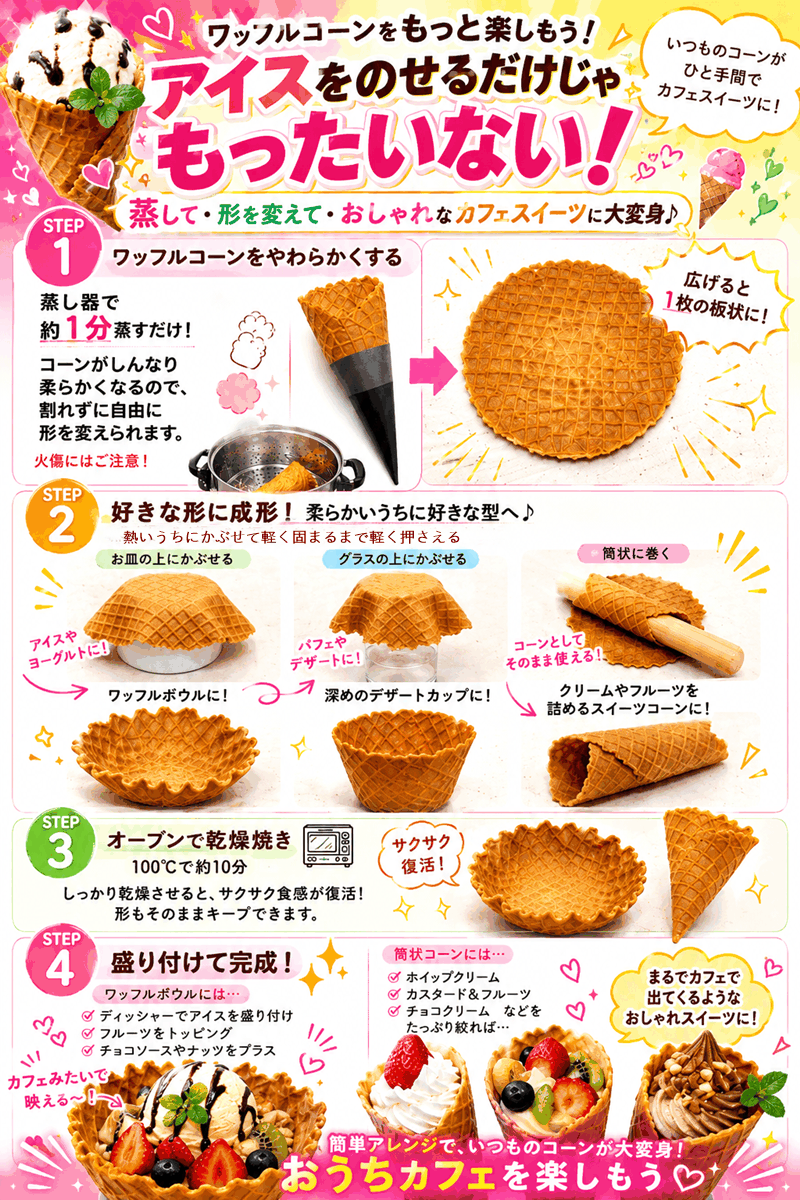 スジャータめいらく 菓子工房華もも 送料無料 スリーブ付きワッフル