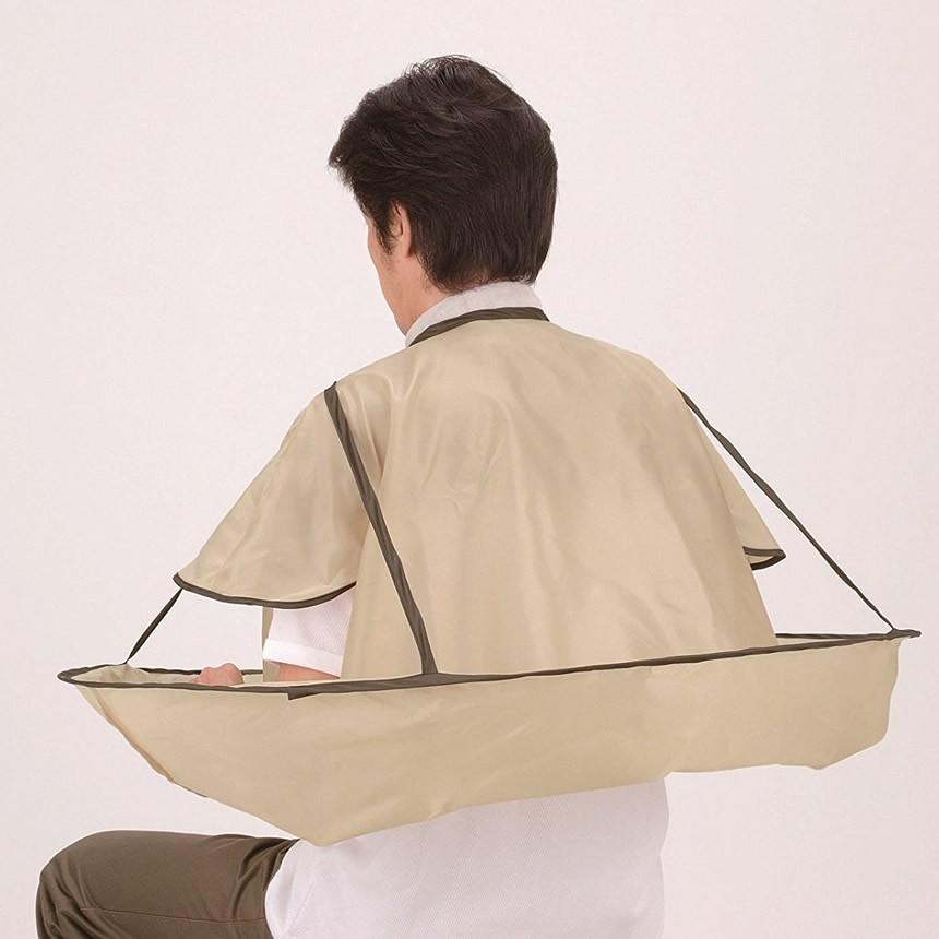 散髪用 ケープ ヘア カット エプロン クロス 袖 散髪 毛染め 毛 髪