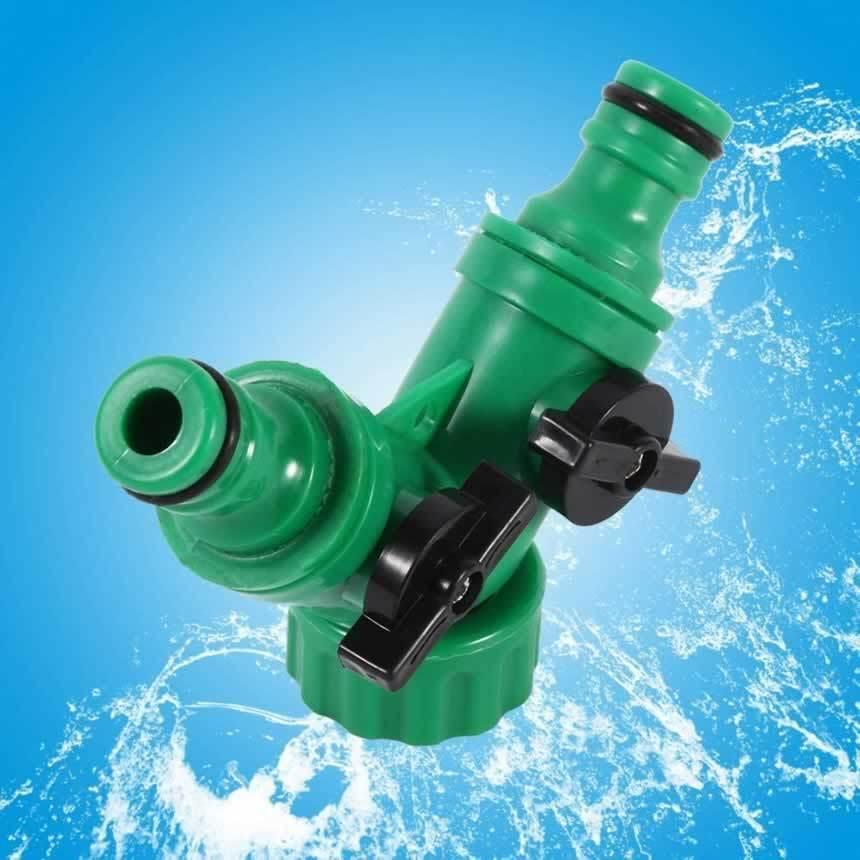 5個セット Y型 散水コネクタ 蛇口双向コネクター 散水パーツ  双方向制御バルブアダプター 3-HOSEBO