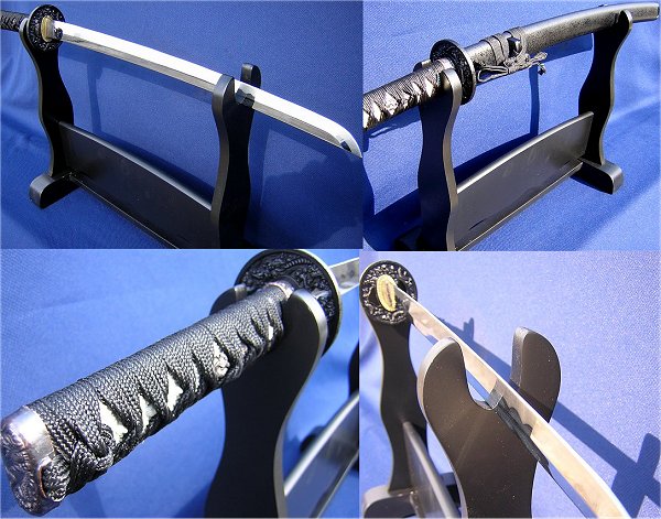 日本代拍: 日本制美术刀剣 日本刀 模造刀 黒石目/大刀