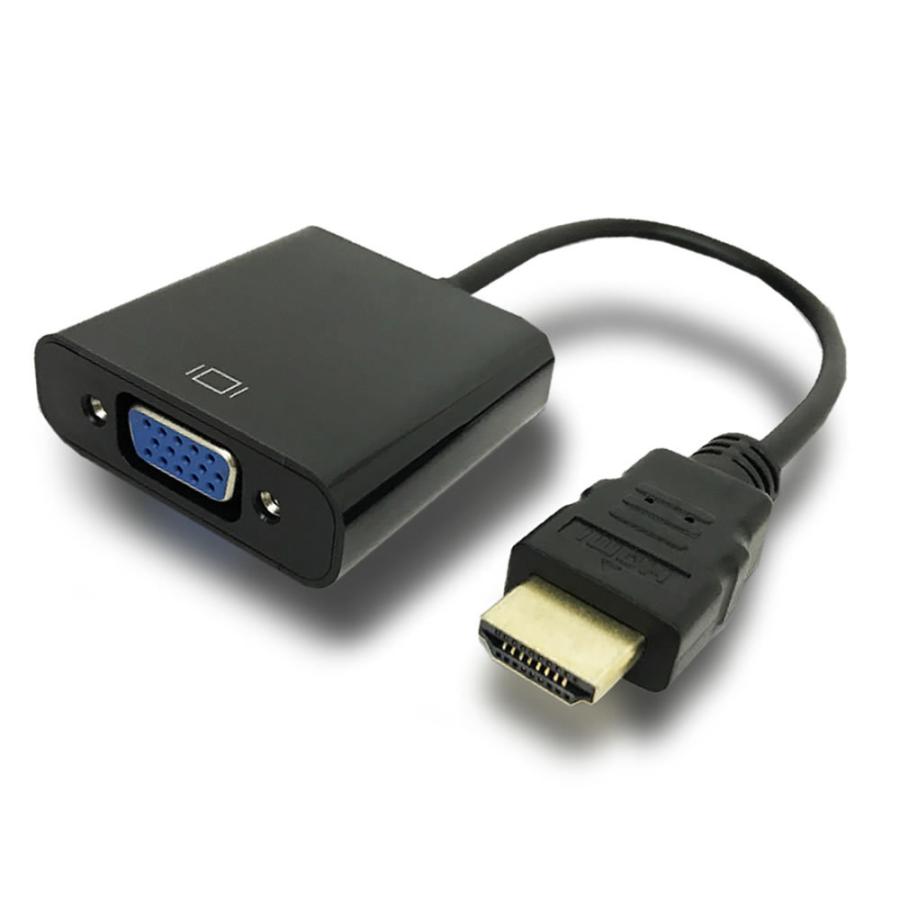 HDMI to VGA 変換ケーブル オーディオ端子 給電ポート D-sub Dサブ 15pin 音声出力 給電用 USBケーブル ヤホンケーブル CVH-VAP｜kasimaw｜04