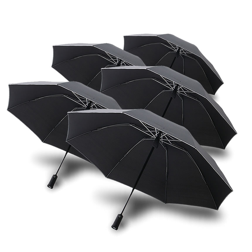 5個セット 自動開閉式 LED 折畳み傘 超大サイズ 12本骨 逆折り式 ワンタッチ 晴雨兼用 傘 ...