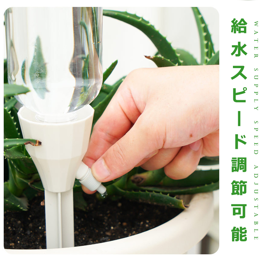 水やり当番 30個セット 観葉植物 自動水やり器 自動給水器 自宅 植木鉢 植物 留守中 園芸 盆栽 栄養 木 6-MIZUIRE｜kasimaw｜06