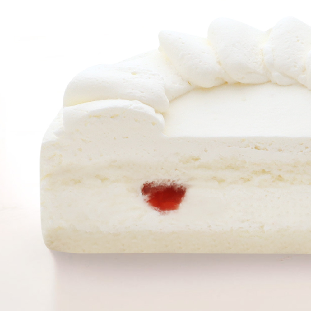 デコレーションケーキの断面画像