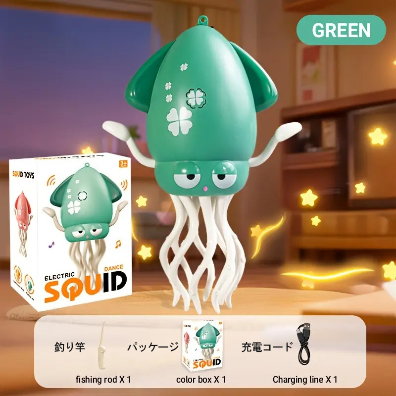 電動おもちゃ マジックダンスタコ ダンスロボット ストレス解消