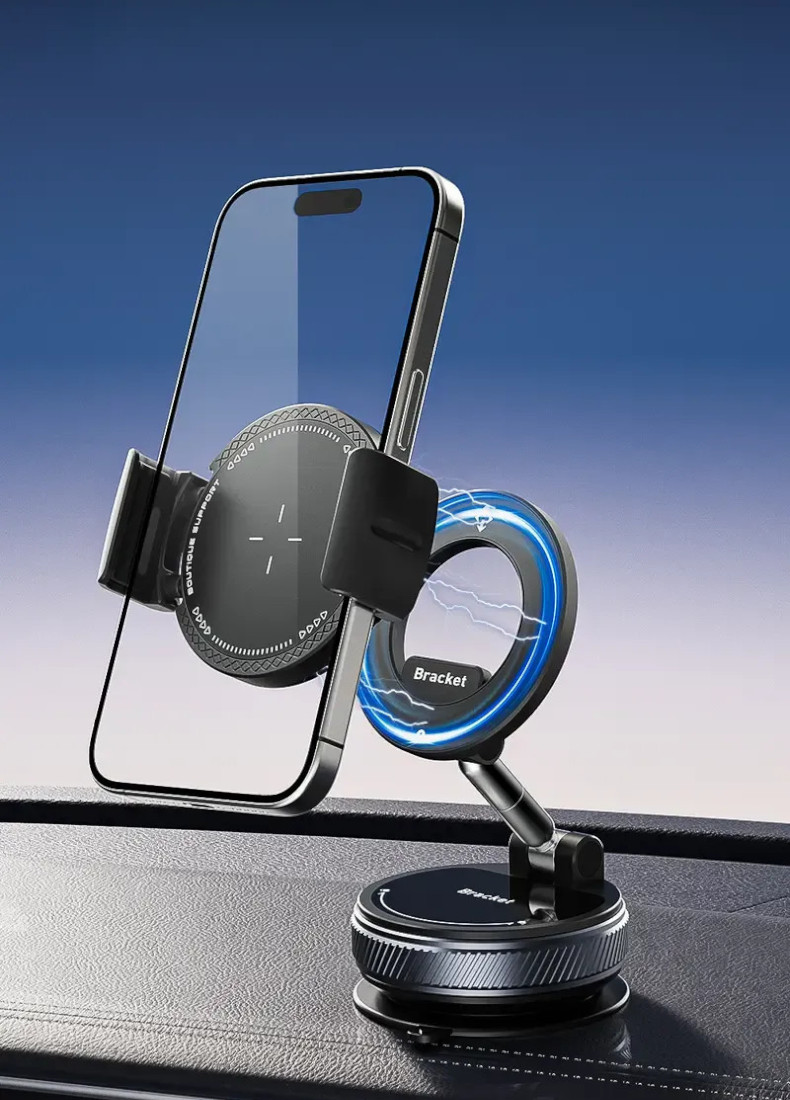 伸縮スマホホルダー 車載スタンド対応 置くだけでピタッと安定 電話