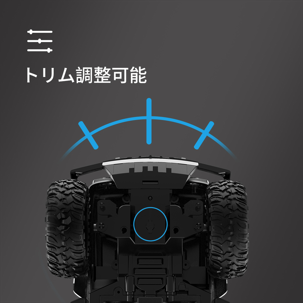 DEERC おもちゃ ラジコン ラジコンカー 子供 オフロード RCカー 操作