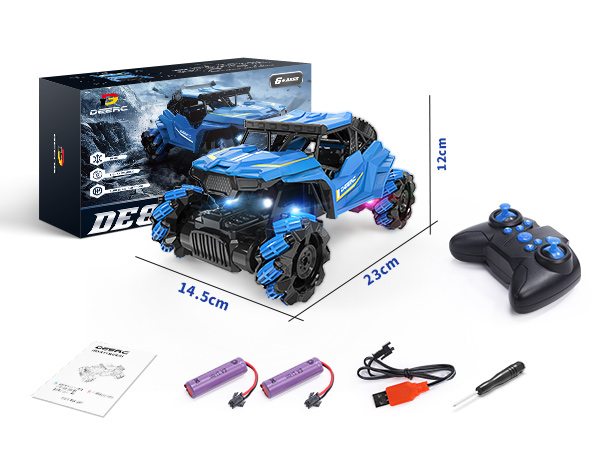 ラジコンメカ　4 横移動可能なラジコンカー、車高調整できてオフロードとオンロードを