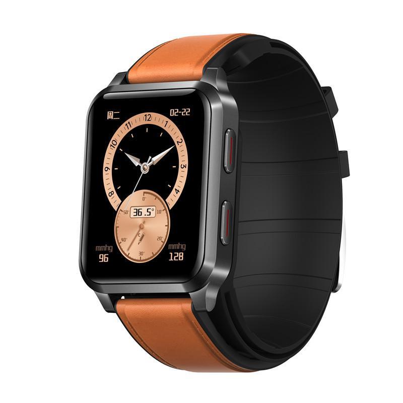 スマートウォッチ 日本製センサー 1.65インチ大画面 エアバッグ付く血圧計 体温 血中酸素SpO2 心拍数 健康管理 着信通知 呼吸率 運動モード 2022年 AA2673381203