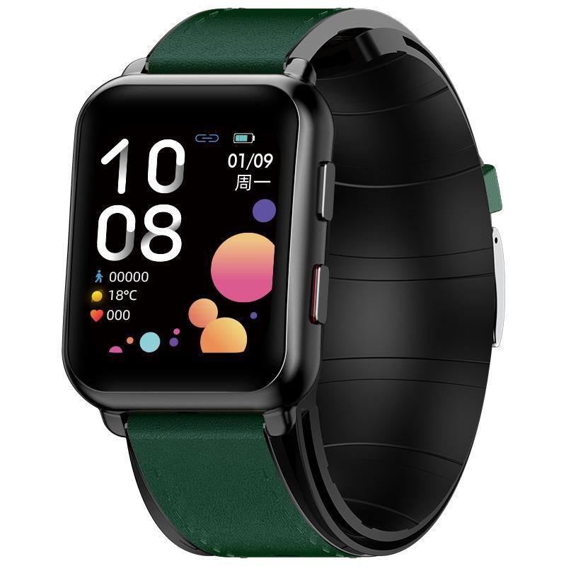 正規品 スマートウォッチ 日本製センサー 1.65インチ大画面 エアバッグ付く血圧計 体温 血中酸素SpO2 心拍数 健康管理 着信通知 呼吸率 運動モード 2022年 【F2428332908】 (12727円)