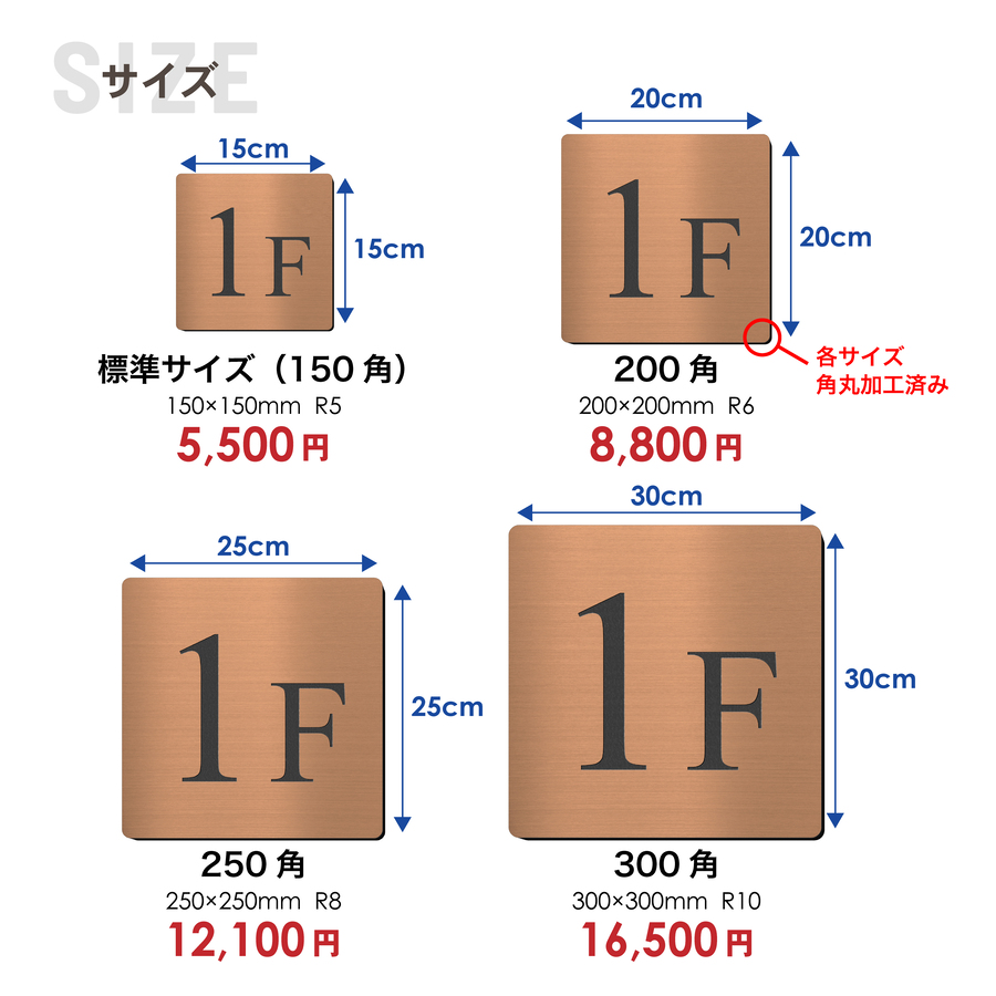 サイズは4展開