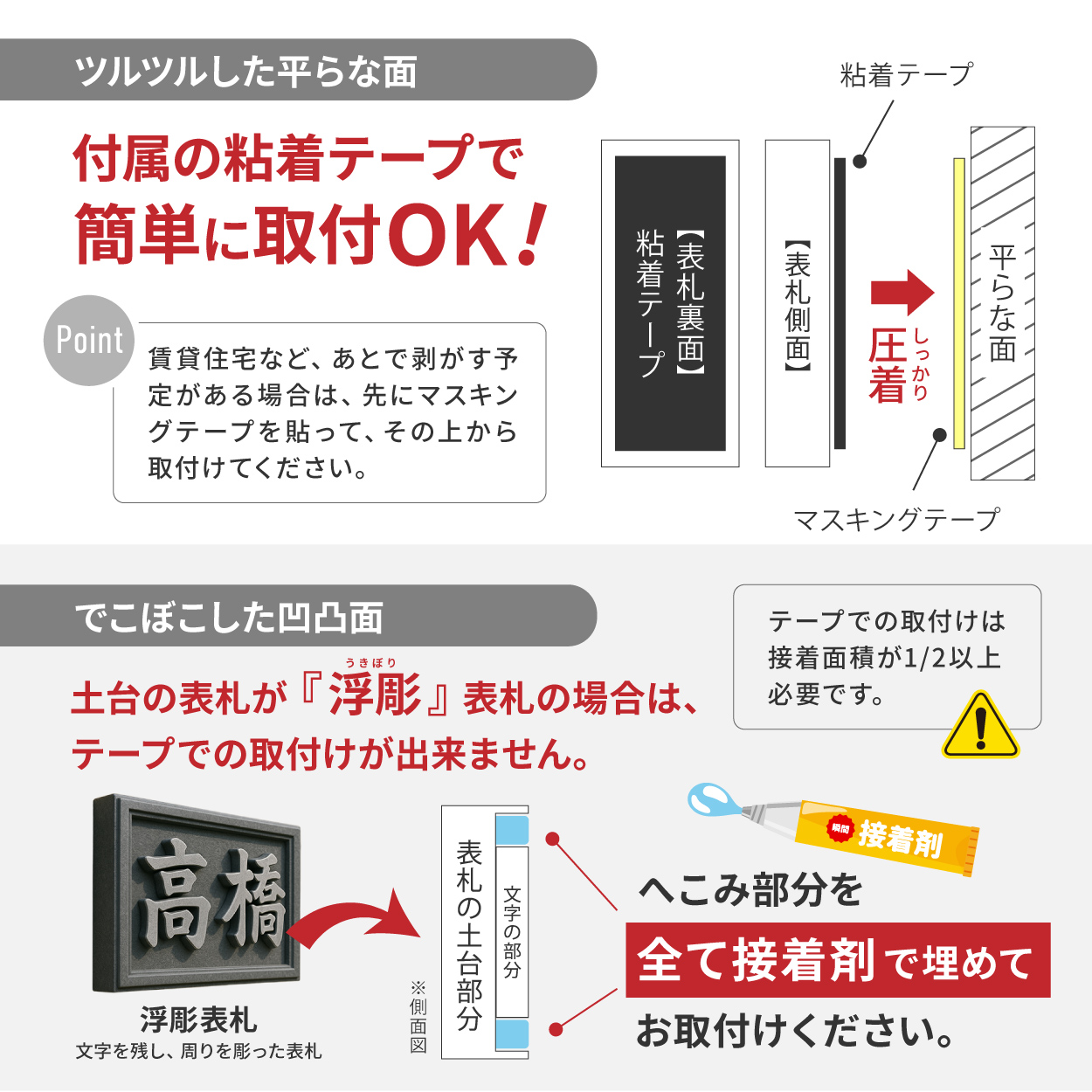 取付時のご注意