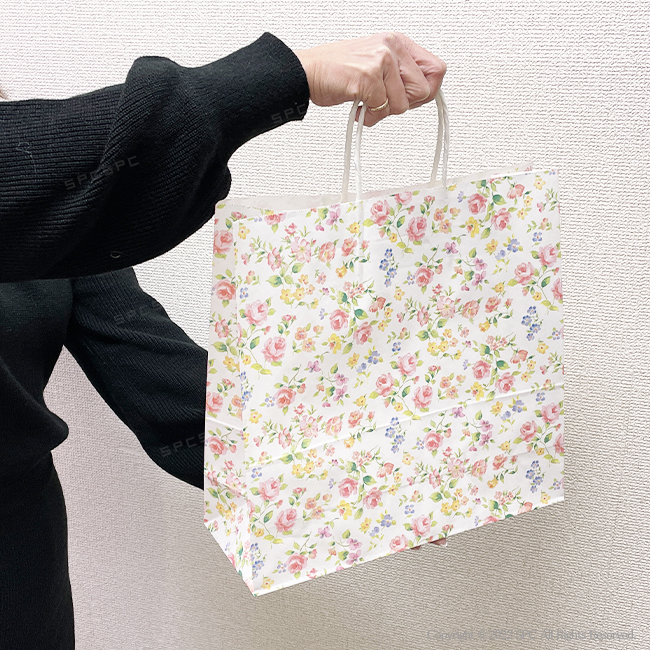 手提げ紙袋 花柄（ロマネスク）3才 【320×115×H310mm】 : ギフト総合