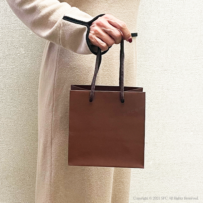 ギフトバック付き ヘッズ アルミ蒸着リボン付バッグ L シルバー ASL－RBL