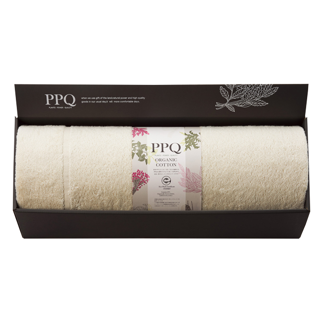 出産内祝い 寝具|割引き商品|PPQ プランツパワークォリティ オーガニックコットン タオルケット No.100|出産祝いのお返し
