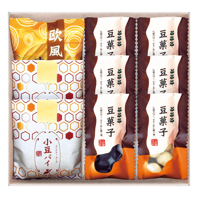 出産内祝い　食品｜割引き商品｜小豆パイ・欧風せんべい和菓子詰合せ　No.20｜出産祝いのお返し