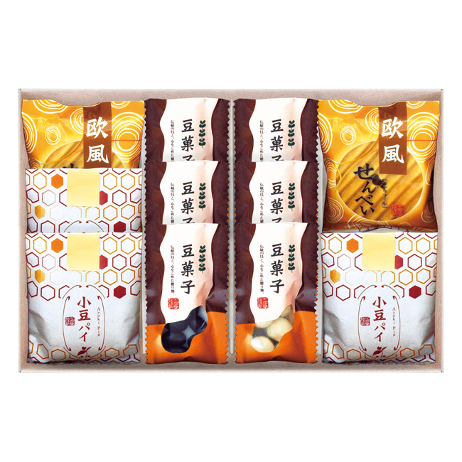 出産内祝い　食品｜割引き商品｜小豆パイ・欧風せんべい和菓子詰合せ　No.25｜出産祝いのお返し