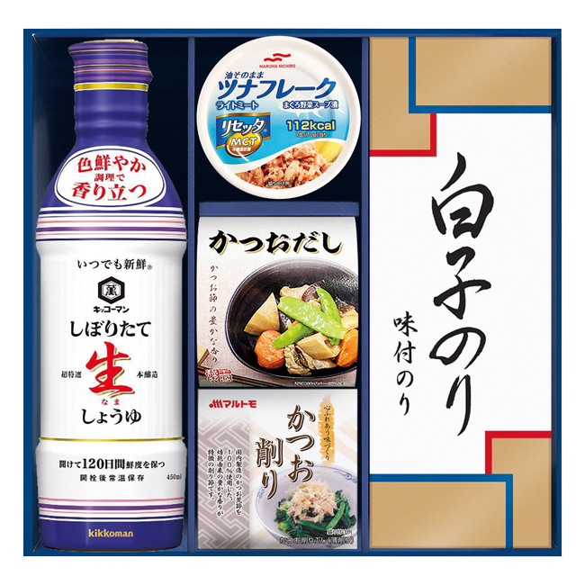 出産内祝い　食品｜割引き商品｜キッコーマンしぼりたて生しょうゆ詰合せギフト　No.30｜出産祝いのお返し