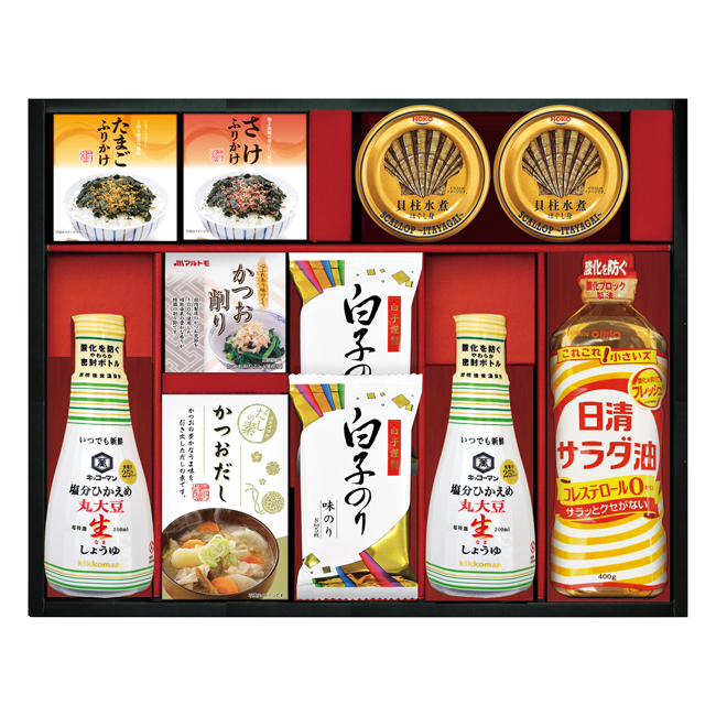 出産内祝い　食品｜割引き商品｜キッコーマン塩分ひかえめ生しょうゆ詰合せギフト　No.70｜出産祝いのお返し